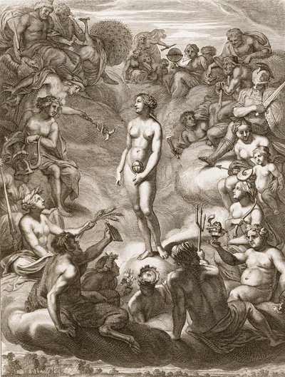 La caja de Pandora, 1730 de Bernard Picart